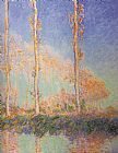 Claude Monet Poplars painting